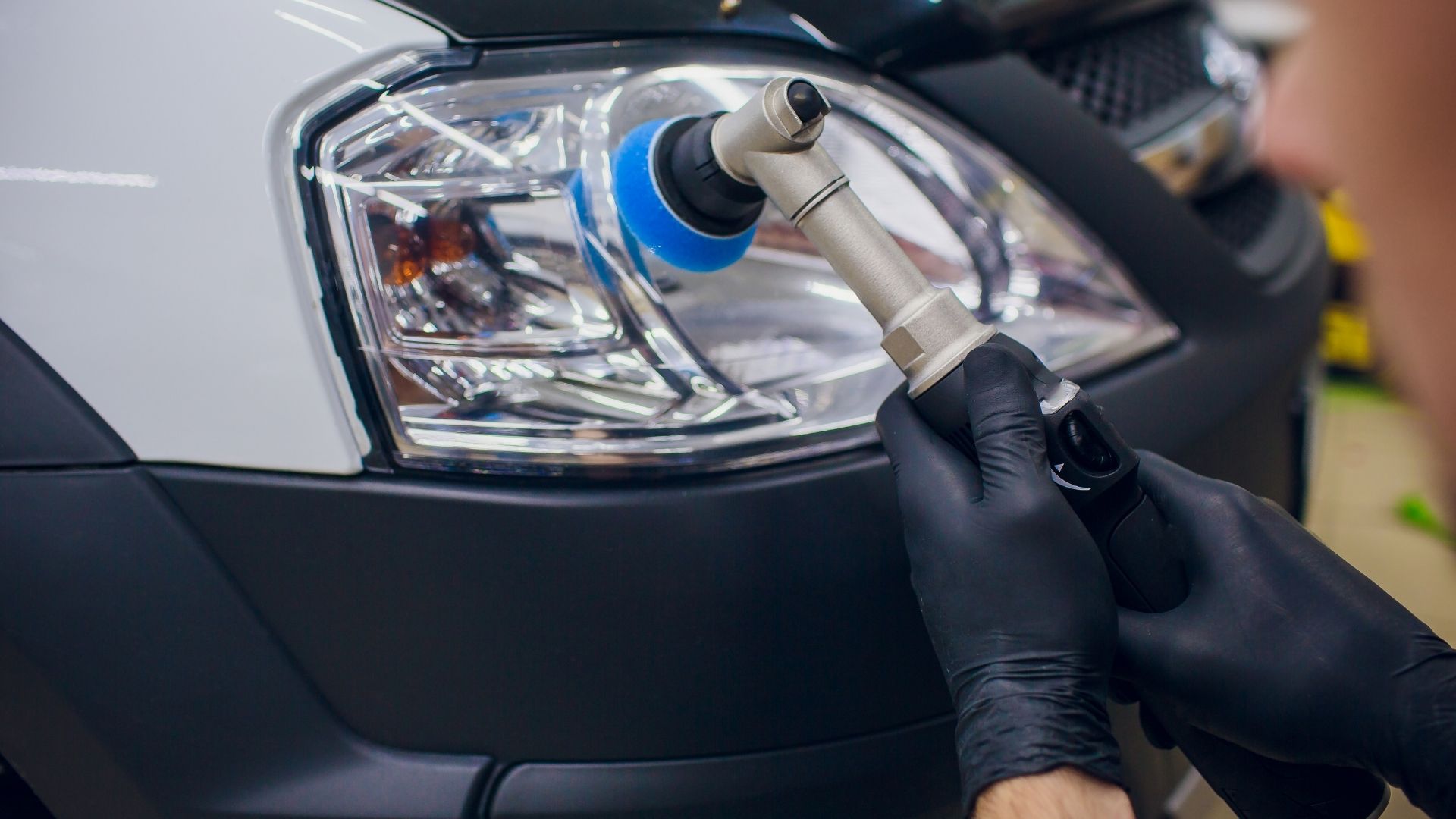 Interior car detailing and seat shampoo